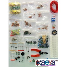 OkaeYa- Ultimate Electronics Kit Diy Components Resistors, Breadboard, Wires, Capacitors, Transistors